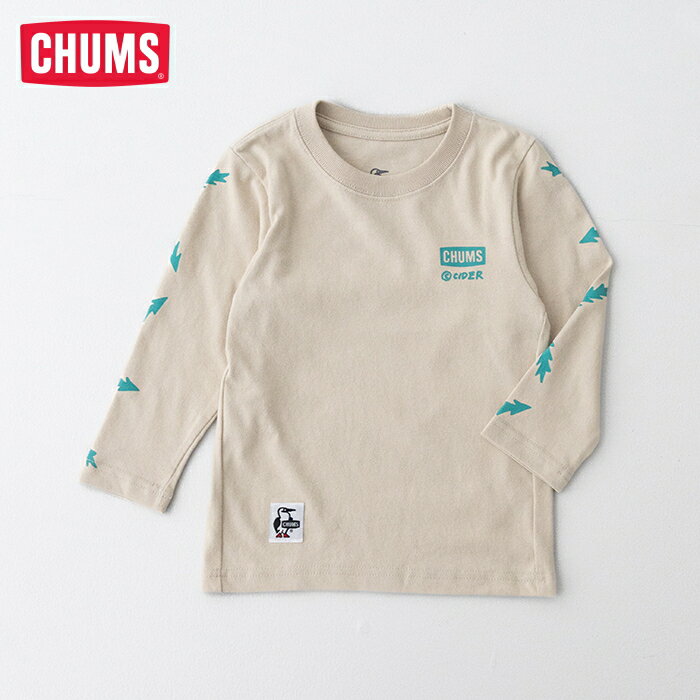 チャムス かせきさいだぁキッズパターンブラッシュドロングスリーブTシャツ (CH21-1420) かせきさいだ..