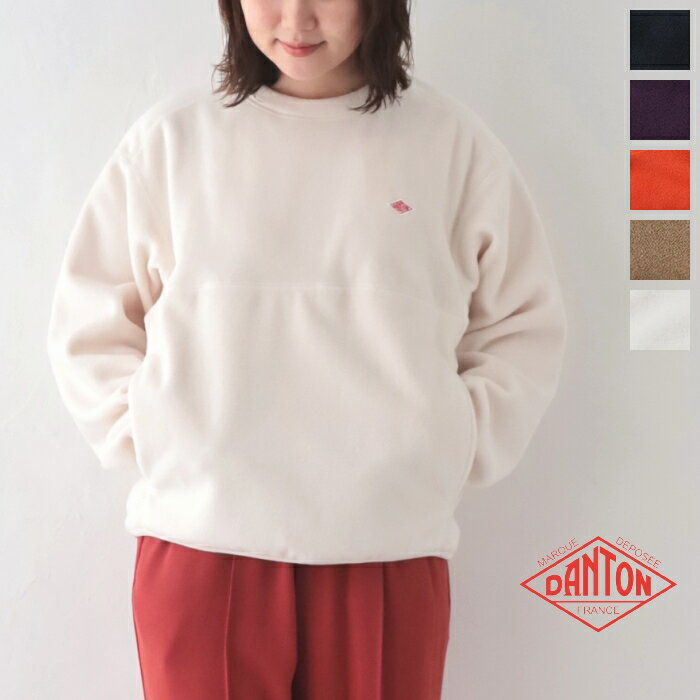 ダントン ポーラテックフリースクルーネックプルオーバー (DT-A0364 PSF) POLARTEC FLEECE CREW NECK P.O. DANTON(レディース) 送料無料 【後払い決済不可】