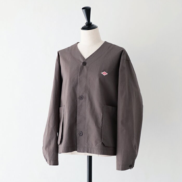 ダントン CF ウェザーウォッシャーカラーレスジャケット (DT-A0657 CFD) CF WEATHER WASHER COLLARLESS JACKET DANTON(レディース) *送料無料*【後払い決済不可】*