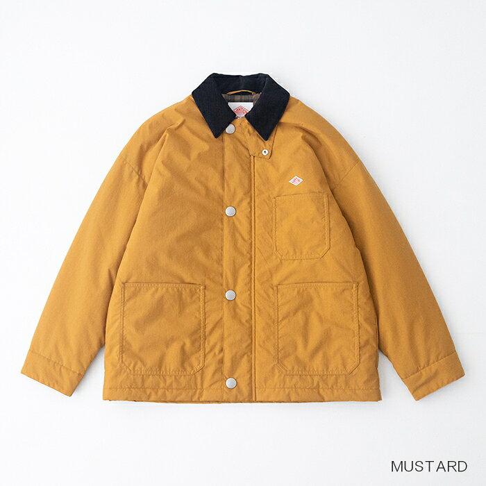 ダントン ナイロンタフタ カバーオールジャケット (DT-A0523 NTF) NYLON TAFFETA COVERALL JACKET DANTON(レディース) *送料無料*【後払い決済不可】*