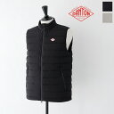 ダントン 2way ストレッチナイロン ミドルダウン スタンドカラーベスト (DT-A0189 NPS) 2WAY STRETCH NYLON MIDDLE DOWN ZIP STAND COLLAR VEST DANTON(メンズ) *送料無料*【後払い決済不可】*