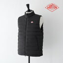 ダントン ウールライクポリエステル ミドルダウン スタンドカラー ベスト (DT-A0189 PWL) WOOL LIKE POLYESTER MIDDLE DOWN ZIP STAND COLLAR VEST DANTON(メンズ) 送料無料 【後払い決済不可】