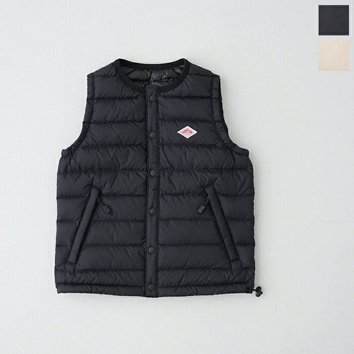 楽天PLUS USPダントン キッズ インナーダウンクルーベスト （DT-A0048 NNF） NYLON TAFFETA KIDS INNER DOWN CREWNECK VEST DANTON（キッズ） *送料無料*【後払い決済不可】*