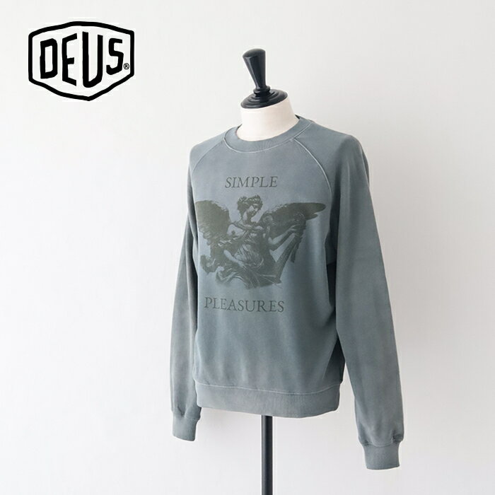 樂天商城 - デウスエクスマキナ Black And Blue Crew (DUF251337)DEUS EX MACHINA(メンズ) *送料無料*【後払い決済不可】*