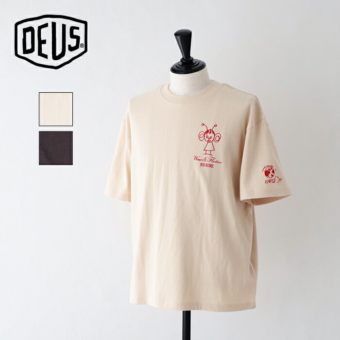 樂天商城 - デウスエクスマキナ Sensory Overload Tee (DUP251973A) DEUS EX MACHINA(メンズ) *送料無料*【後払い決済不可】【ポイント10倍】お買い物マラソン 4/24 20:00〜4/27 9:59