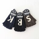 ブラックシープ フィンガーレスグローブ (SM08) HANDKNIT FINGERLESS GLOVE B BLACK SHEEP(小物) *送料無料*期間限定 4/22 20:00～5/1 1:59