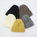 クリッパー ニットキャップ (CL1001-BW) BRITISH WOOL CABLE BOB CAP CLIPPER(帽子) *送料無料*【後払い決済不可】【ポイント10倍】期間限定 7/19 9:00~7/26 1:59