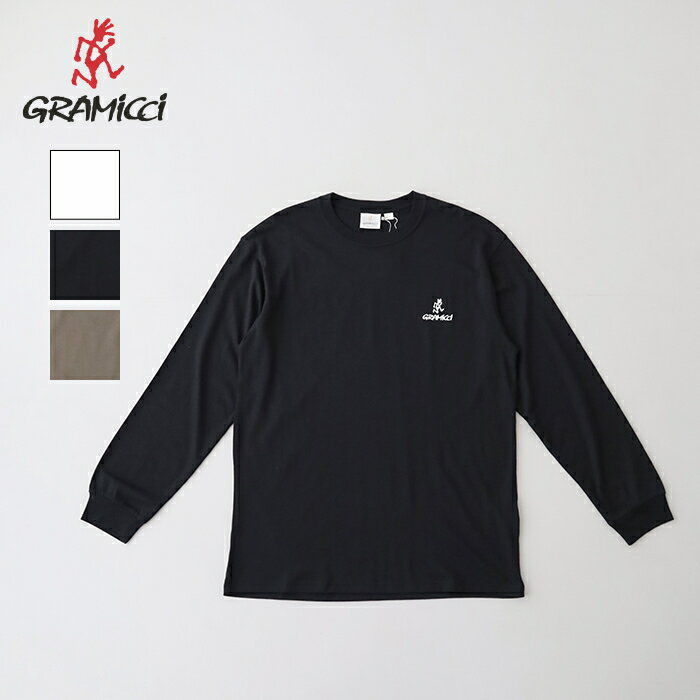 樂天商城 - グラミチ ワンポイントロゴロングスリーブTシャツ (G5FU-T100) ONE POINT LOGO L/S TEE Gramicci(メンズ) *送料無料*【後払い決済不可】【ポイント10倍】ポイントアップ 4/17 14:00〜4/24 1:59