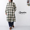 ジムフレックス チェックシャツワンピース (GY-G0063 CTE) C/TEN TWILL CHECK SHIRT DRESS L/S Gymphlex(レディース) 送料無料 【後払い決済不可】【ポイント10倍】期間限定 3/27 12:00～4/4 1:59