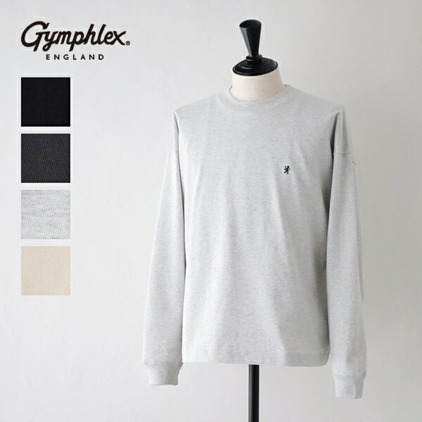 ジムフレックス ヘビーウェイトジャージー 長袖ビッグTシャツ (GY-C0389 HWJ) HEAVY WEIGHT JERSEY CREW NECK L/S T-SHIRT GYMPHLEX(メンズ) *送料無料*【後払い決済不可】【ポイント10倍】期間限定 7/11 21:00〜7/19 1:59