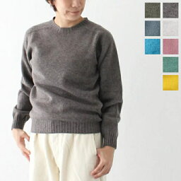 ハーレーオブスコットランド 2ply ハイゲージ クルーネックニット (Ladies ha01) 2ply Highgaze Crewneck HARLEY OF SCOTLAND(レディース) *送料無料*【後払い決済不可】【ポイント10倍】期間限定 5/9 20:00～5/16 1:59