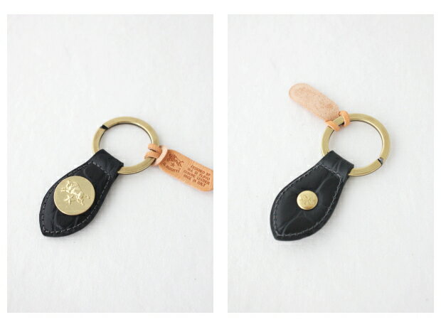 イルビゾンテ レザー キーホルダー(5432409250) Leather Key Holder IL BISONTE(小物) *メール便のみ送料無料*【後払い決済不可】*