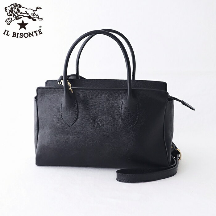 ハンドバッグ イルビゾンテ 2ウェイバッグ (54232305213) Leather 2Way Bag IL BISONTE(バッグ) *送料無料*【後払い決済不可】*