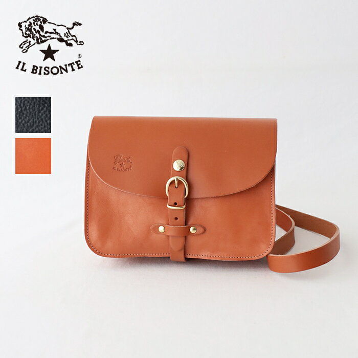 イルビゾンテ クロスボディバッグ (5422305210) Leather Shoulder Bag IL BISONTE(バッグ) *送料無料*【後払い決済不可】*