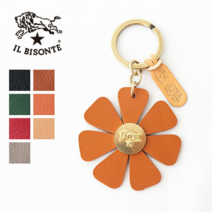 イルビゾンテ キーリング (5482305490) Leather Key Holder IL BISONTE(小物) 【2025秋冬】*送料無料*【後払い決済不可】*