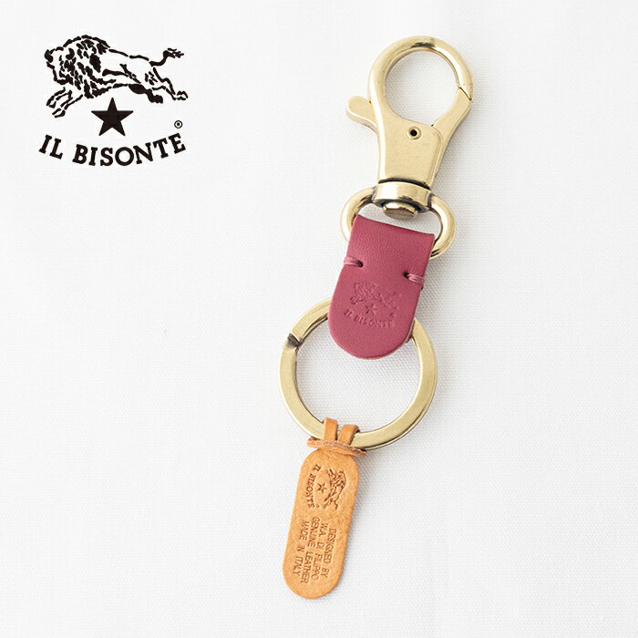 イルビゾンテ キーリング (54252309450) Leather Key Holder IL BISONTE(小物) 【2025秋冬】*送料無料*【後払い決済不可】*