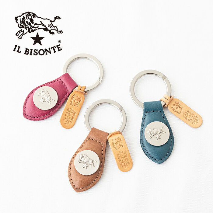 イルビゾンテ キーリング (54252309550) Leather Key Holder IL BISONTE(小物) 【2025秋冬】*送料無料*【後払い決済不可】*
