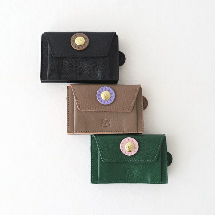 イルビゾンテ キーケース（メンズ） イルビゾンテ レザーキーケース (54222304890) Leather Key Case IL BISONTE(小物) *送料無料*【後払い決済不可】*