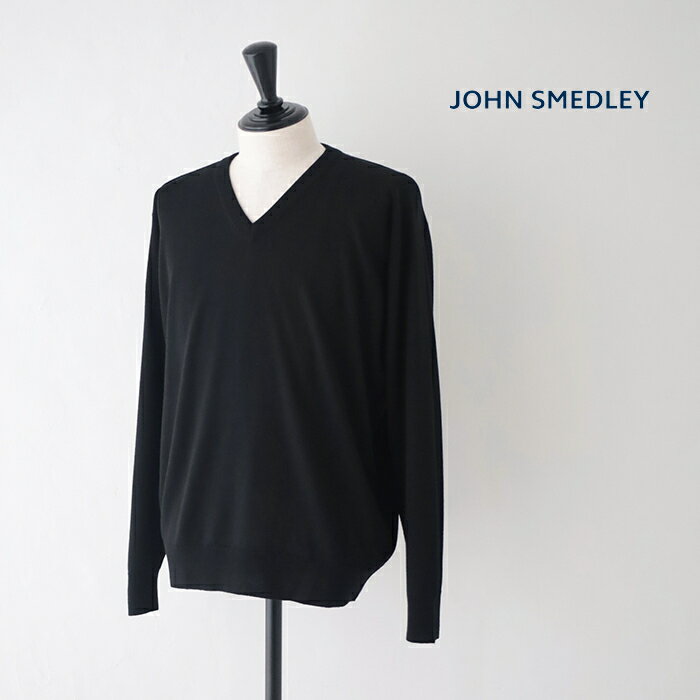 ジョンスメドレー 24G長袖Vネックニット (A4591) 24 gauge ≪SWEATER SERIES≫A4591 JOHN SMEDLEY(メンズ) *送料無料*【後払い決済不可】【ポイント10倍】期間限定 11/27 20:00〜12/4 9:59