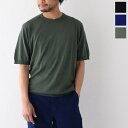 ジョンスメドレー Tシャツ メンズ ジョンスメドレー 30G 半袖クルーネックニット 日本別注 (S4633) JOHN SMEDLEY(メンズ) *送料無料*【後払い決済不可】【ポイント10倍】期間限定 5/1 20:00～5/9 1:59