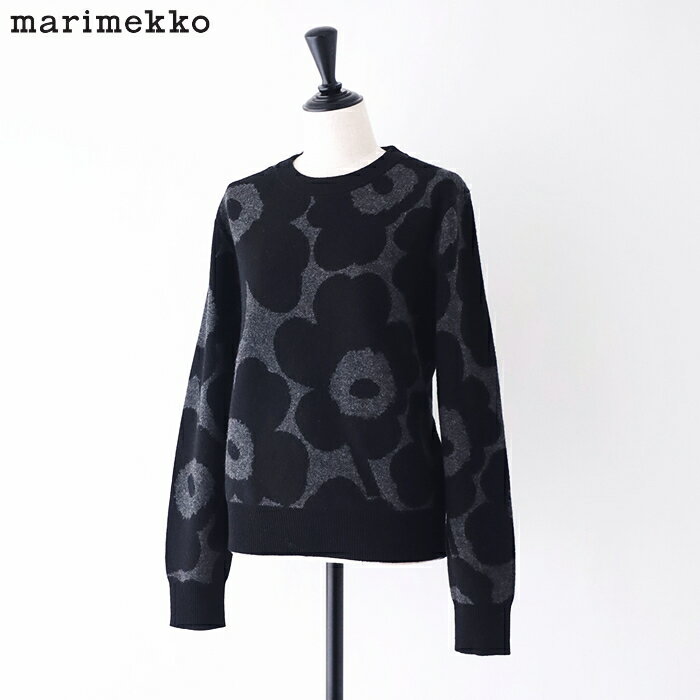 マリメッコ Unikko ニット (52234192050) kioski unikko knits marimekko(レディース) 【2023秋冬 】*送料無料*【後払い決済不可】*