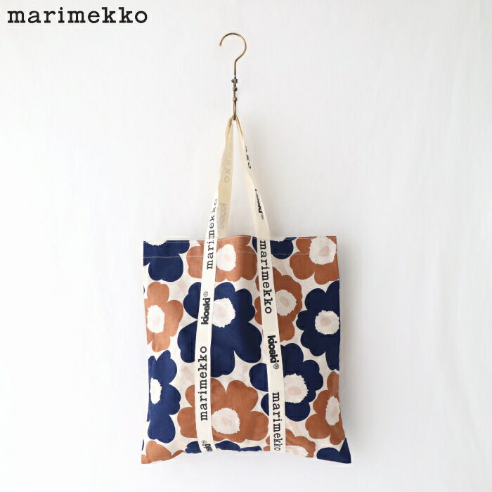 マリメッコ 【日本限定】ファブリックバッグ (52239292235) kioski Carrier Midi Unikko marimekko(バッグ) *送料無料*【後払い決済不可】*