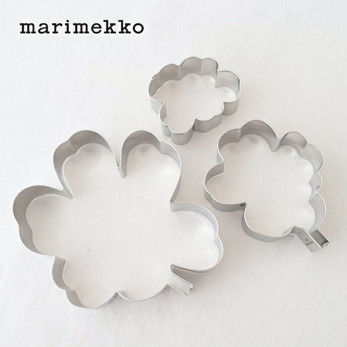 Rakuten - マリメッコ Unikko Cookie Cutter 3個セット (52259474973) Unikko Cookie cutter 3 pcs Marimekko(小物) *送料無料*【後払い決済不可】*