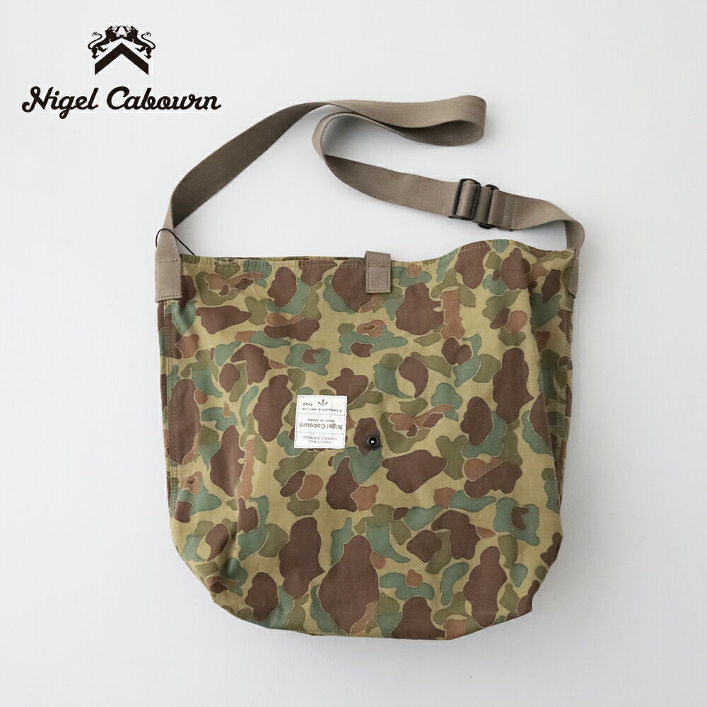 Rakuten - ナイジェルケーボン マルチバッグ - ダックハンターカモ (80520061014) MULTI BAG DUCK HUNTER CAMO Nigel Cabourn(バッグ) 【2026春夏】*送料無料*【後払い決済不可】***