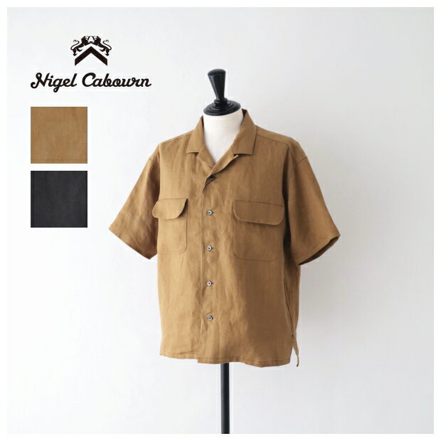 樂天商城 - ナイジェルケーボン オープン カラー シャツ リネン ツイル (80480011005) Nigel Cabourn(メンズ) *送料無料*【後払い決済不可】【ポイント10倍】ポイントアップ 4/17 14:00〜4/24 1:59