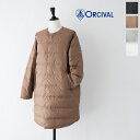 オーシバル ライトダウンコート (OR-A0427 DPL) POLYESTER TAFFETA LIGHT DOWN COAT ORCIVAL(レディース)*送料無料*【後払い決済不可】【ポイント10倍】期間限定 4/16 12:00～4/22 1:59