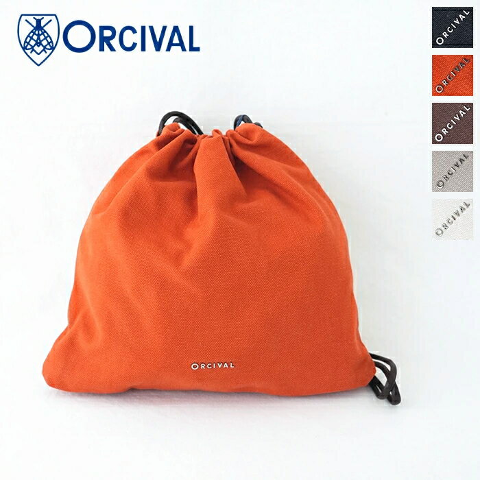 オーシバル ギャザーバッグ (OR-H0250 KOX) 10/8 OXFORD GATHERED POUCH ORCIVAL(バッグ) *送料無料*期間限定 5/16 12:00～5/21 1:59