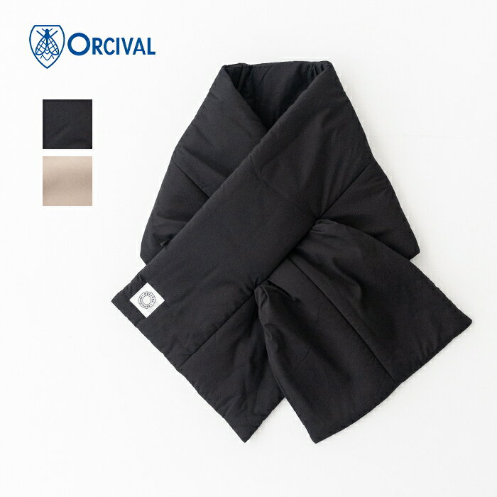 樂天商城 - オーシバル パデッド マフラー (OR-H0326 BTT) BRUSHED TAFFETA PADDED SCARF ORCIVAL(小物) *送料無料*【後払い決済不可】*