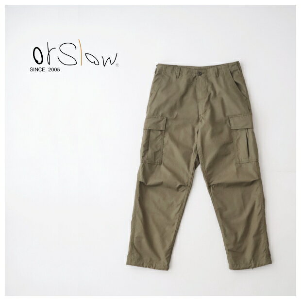 樂天商城 - オアスロウ ヴィンテージフィット6ポケットカーゴパンツ (03-V5260RIP-76) VINTAGE FIT 6 POCKETS CARGO PANTS (UNISEX) orSlow(レディース/メンズ) *送料無料*【後払い決済不可】*