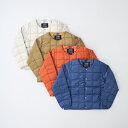 タイオン ベーシック クルーネックボタン インナーダウンジャケット (TAION-K104) KIDS CREW NECK BUTTON DOWN JKT TA...