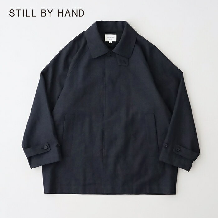 Rakuten - スティルバイハンド リネン/コットンハーフコート (CO01251) Linen/cotton half coat STILL BY HAND(メンズ) *送料無料*【後払い決済不可】【ポイント10倍】スーパーSALE 6/4 20:00〜6/11 1:59