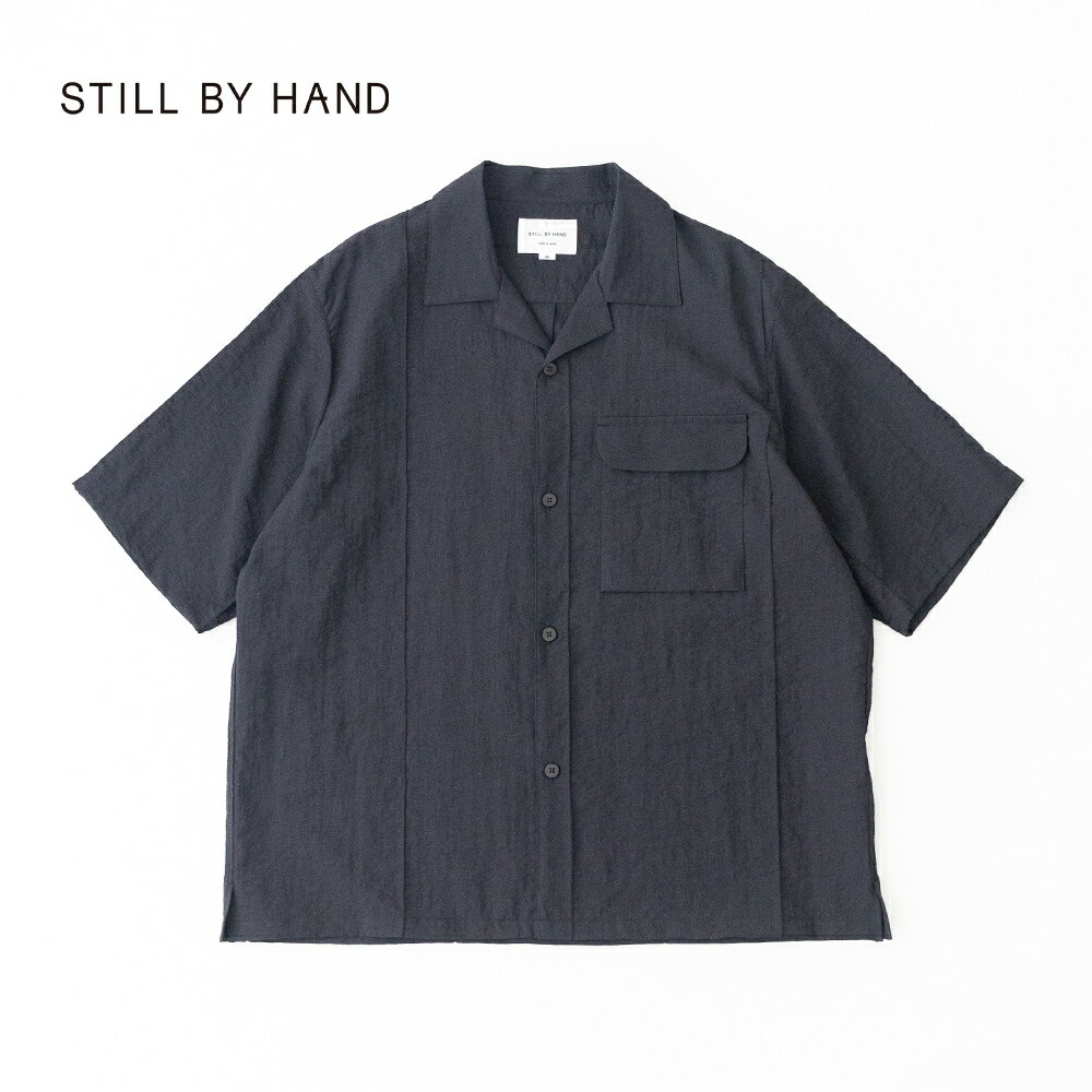 Rakuten - スティルバイハンド Pin tuck half sleeve shirt (SH07261) STILL BY HAND(メンズ) 【2026春夏】*送料無料*【後払い決済不可】【ポイント10倍】スーパーSALE 6/4 20:00〜6/11 1:59