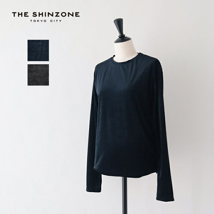 樂天商城 - シンゾーン VELOURS LONG SLEEVE TEE (25AMSCU03) VELOURS LONG SLEEVE TEE THE SHINZONE(レディース) *送料無料*【後払い決済不可】【ポイント10倍】ポイントアップ 4/17 14:00〜4/24 1:59