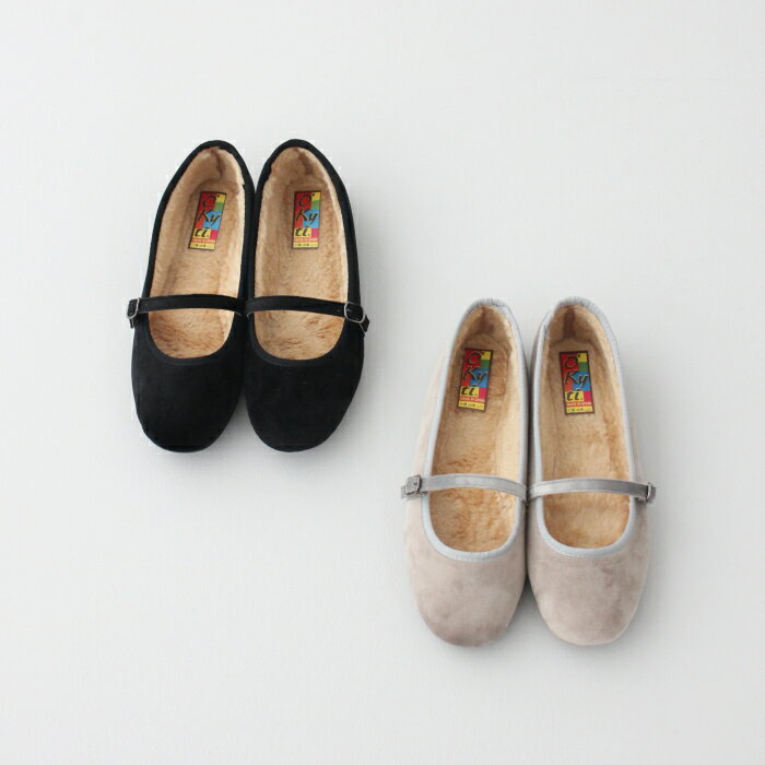 オキティ ベルベットストラップシューズ (6541-VE) VELVET BOA LINING FLAT SHOES O 039 kyti(レディース) 送料無料 【後払い決済不可】【ポイント10倍】期間限定 5/16 12:00～5/21 1:59