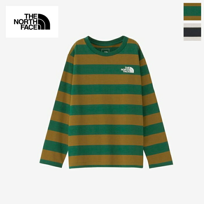 楽天PLUS USPザ ノースフェイス キッズ ロングスリーブフィールドボーダーティー （NTJ32320） L/S Field Border Tee THE NORTH FACE（キッズ） *送料無料*【後払い決済不可】【ポイント10倍】期間限定 10/4 12:00〜10/11 1:59