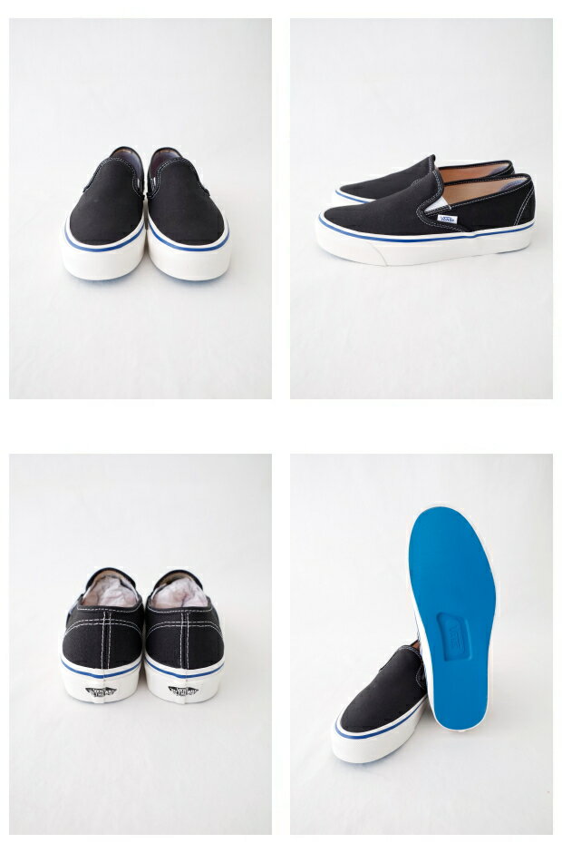 ヴァンズ スリッポン48デッキDX (VN0005UPBLA) SLIP-ON 48 DECK DX VANS(レディー...
