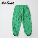 ワイルドシングス プリントラックスパンツ (WT25079AD) PRINT LAX PANTS WILD THINGS(メンズ) 【2025春夏】*送料無料*【後払い決済不可】【ポイント10倍】期間限定 7/19 9:00~7/26 1:59