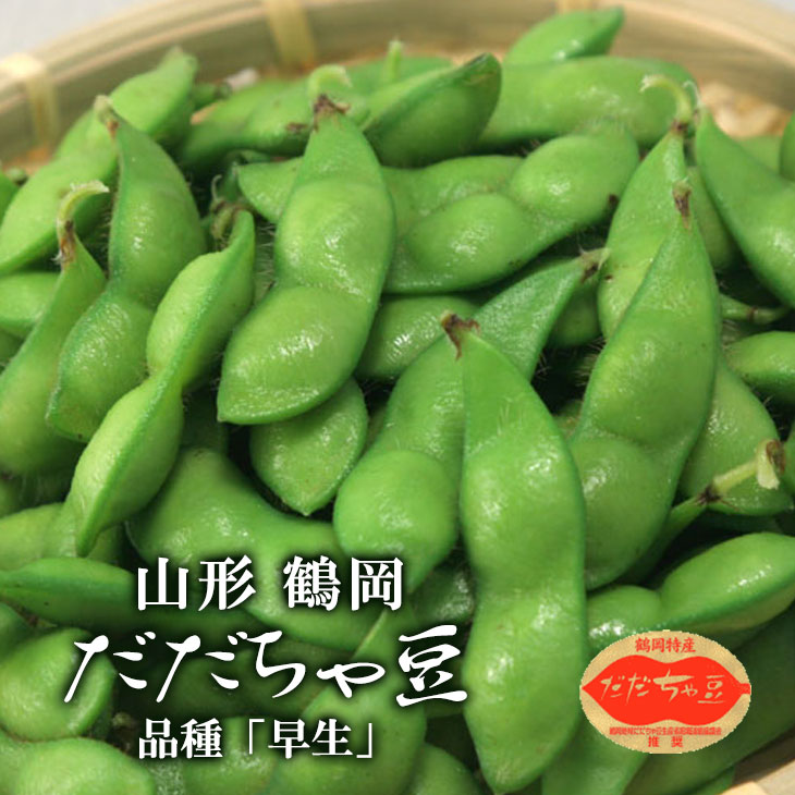 (送料無料) 山形 鶴岡 枝豆 だだちゃ豆 早生 数量限定 幻の枝豆 だだちゃ豆 松浦名人のだだちゃ豆 2kg（500g×4袋）朝どりをお届けのサムネイル