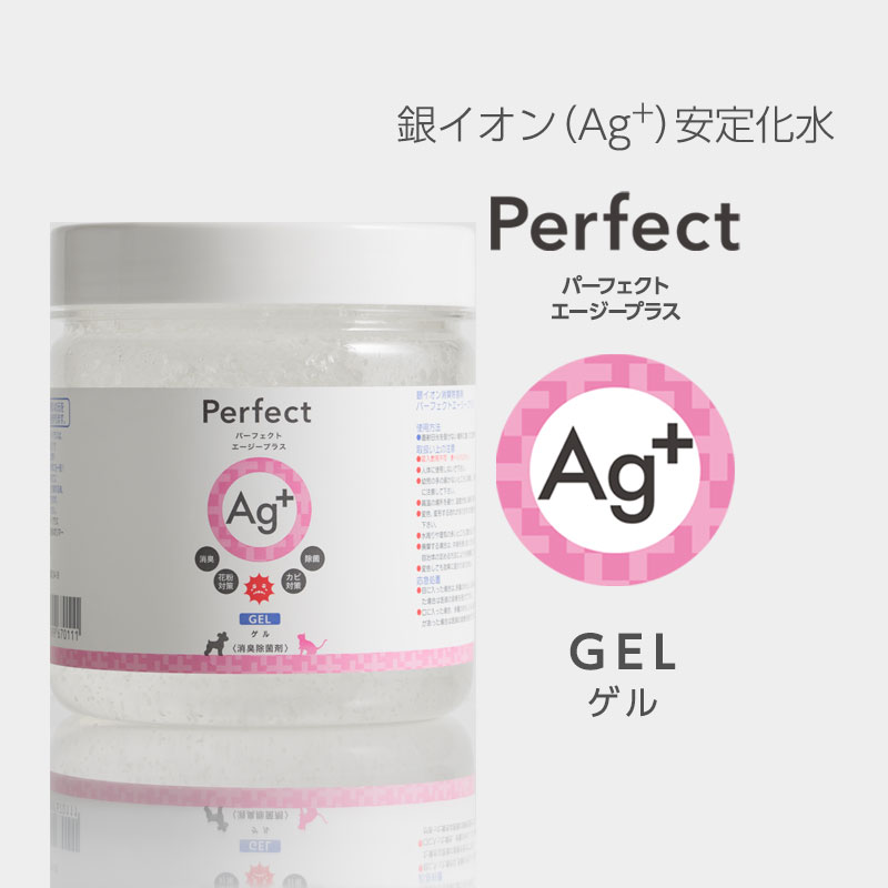 消臭 600g ピコ銀 銀イオン消臭除菌剤 パーフェクトエージープラス（GEL) 置き型 消臭剤 無臭 無香料 部屋 ペット ゴミ箱 生ゴミ 置き型 車内 ロッカー 靴箱 トイレ 猫 タバコ 尿臭