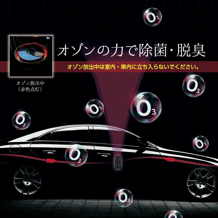 あす楽＜送料無料＞オゾン空気清浄機 マイナスイオン 充電式 コードレス オゾン発生器 脱臭機 ミニ空気清浄機 小型脱臭機 消臭 除菌 ペット臭 PM2.5対策 省エネ 静音 トイレ キッチン オフィス 車内 タクシー 玄関 寝室 リビング