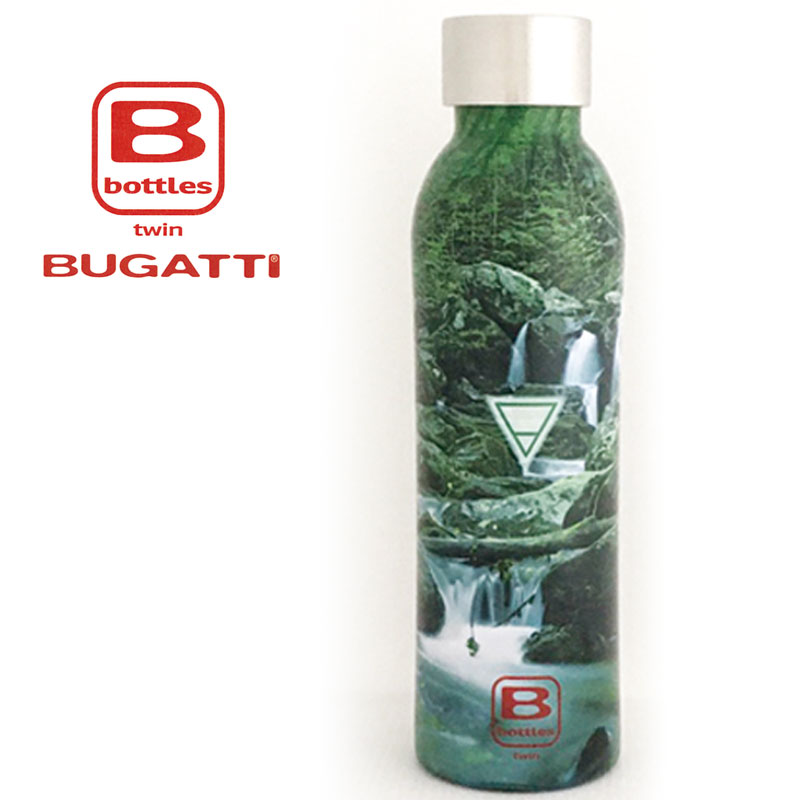 あす楽(送料無料) マグボトル サーマル ボトル 500ml BUGATTI イタリア ブガッティ 保冷 保温 18-10ステンレス 真空二重構造 雑貨 デザイン エコ マイボトル プレゼント