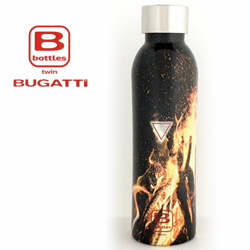Rakuten - マグボトル サーマル ボトル 500ml BUGATTI イタリア ブガッティ 保冷 保温 18-10ステンレス 真空二重構造 雑貨 デザイン エコ マイボトル プレゼント