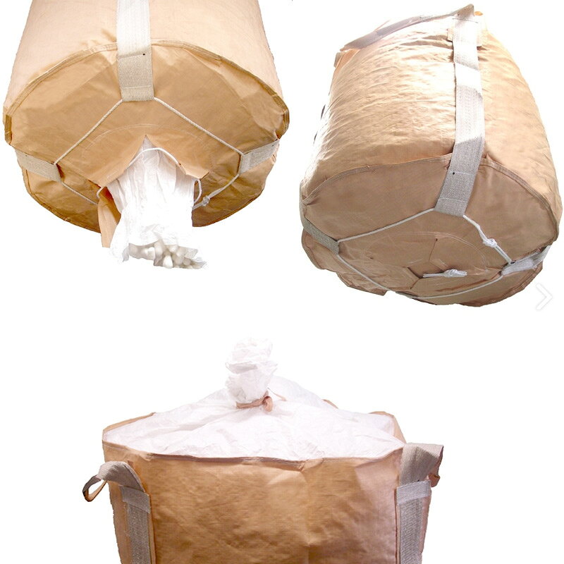 丸型 フレコンバッグ 1100KHR 10枚入 1000L 耐荷重1000kg 工事 土木 米 麦 籾殻 も...