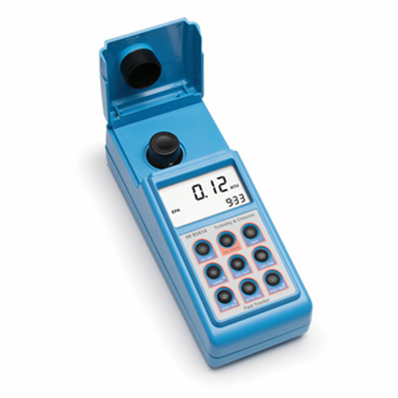 Rakuten - ポータブル型 デジタル残留塩素 濁度計 遊離塩素 LR 全塩素 LR 濁度 HI 93414 測定 計測 ハンナ カ施 代引不可