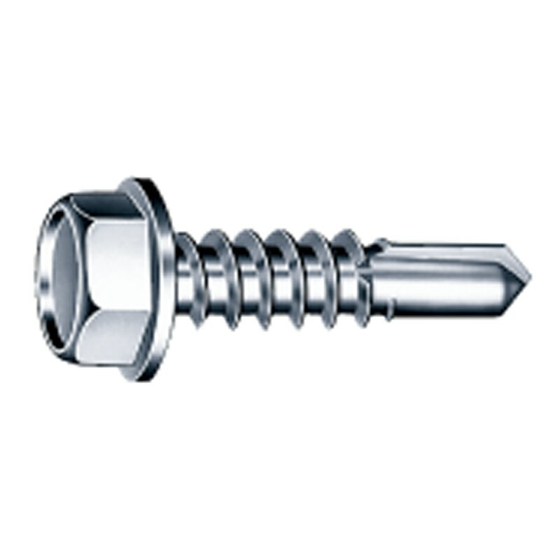 鋼板用ねじ ジャックポイント SUS410ステンレスヘックス 6カク SHJB16 500本 クロムフリー 5 × 16 スーパーパシペート yamahiro アミD