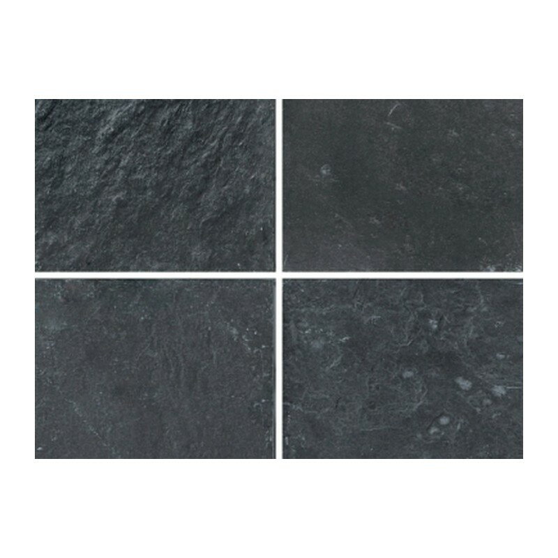 石材タイル 粘板岩 サテンブラック 方形材 400×400×15〜25程度 539-E 中国産 荷受リフト必須 建築用壁..